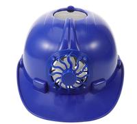 SHERCHPRY Solar Powered Fan and Outdoor Construction Work for Outdoor Activities Hard Hat with Impact-resistant Shell and Colour for Construction Workers