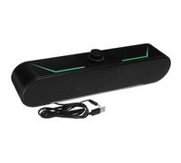SHERCHPRY Soundbar Desktop Stereo Speaker Featuring Stable Transmission for Computers and Tablets Perfect for Home Music and Movies