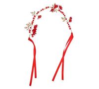 SHERCHPRY Sparkly Rhinestone Wedding Hair Accessories for Brides Elegant Fake Pearl Headband Lightweight Hair Vine Headpiece for Bridesmaids Chic Bridal Crown for All Day Wear for Weddings