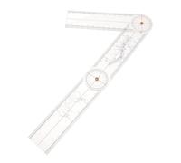 SHERCHPRY Spinal Goniometer 17 Inch Acrylic Orthopedic Angle Ruler for Accurate Measurement and Portable Use in Clinical and Orthopedic Rehab Settings