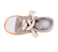 SHERCHPRY Squeaky Dog Chew Teeth Cleaning for Small and Medium-sized Dogs, Shoes Shaped Canvas and Cotton Rope Puppy Biting for Training and Reward for Good Behaviour