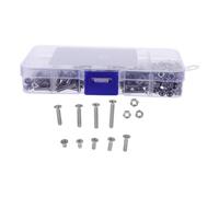 SHERCHPRY Stainless Steel Machine Screws Set with Nuts Washers Assortment Box Fasteners for DIY Home Repair Electronics Appliance Precision Fixing
