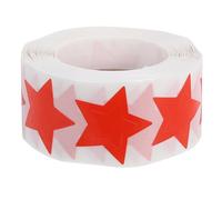 SHERCHPRY Star Shaped Skin Tanning Stickers 500 Pcs Perforated Self Adhesive Body Sunbathing Labels Removable Crimson Star Decals for Indoor Outdoor Beach Sun Tanning