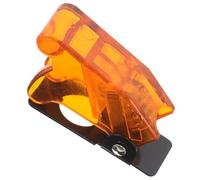 SHERCHPRY Toggle Switch Cover Plastic Protective Guard with Easy Installation and Enhanced Safety for Electronic Devices and Outdoor Use in Orange Colour