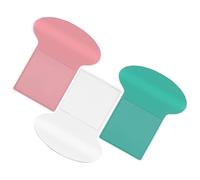 SHERCHPRY Toilet Seat Lid Lifter for Convenient Operation and Ensuring Cleanliness 3pcs with Self Adhesive Handle Sturdy Ps Material Bathroom Accessory for Public Places and Restaurants