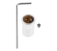 SHERCHPRY Tuning Fork Holder Base 12mm Yellow Jasper Stone Support Stand for Meditation Sound Therapy with Stable Feet Set and Accessory for Healing Instruments