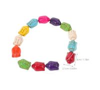 SHERCHPRY Turquoise Buddha Head Beads 20X28Mm Natural Turquoise Stone Spacer Beads with 1.2Mm Hole for DIY Jewelry Making Prayer Bracelets and Crafts