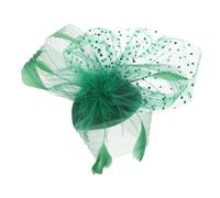 SHERCHPRY Vintage Bridal Fascinator Hat Mesh Veil Elegant Bird Headpiece Hair Clip for Tea Party and Wedding Flower Hair Accessories