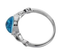 SHERCHPRY Vintage Glass Moonstone Statement Ring for Women, Thumb Fit | Copper and Glass Construction, Polished Smooth Finish, Office Wear and Engagements, Middle Finger Option