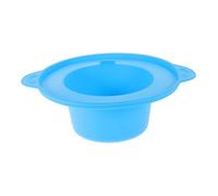 SHERCHPRY Wax Melting Bowl Hair Remover Wax Melt Warmer Liner Waxing Pot for Hair Removal Wax Warmer Replacement Bowl Silicone Melting Bowls Silicone Heating Bowl Blue Silica Gel