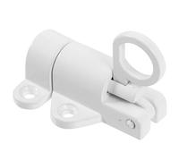 SHERCHPRY White Aluminium Alloy Double Door Latches Easy to Install No Deformation Features Sturdy Double Door Flush Bolt Windows Security