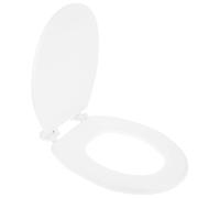 SHERCHPRY White Soft Foam Toilet Seat Cover with Smooth Surface and Easy to Install Features, Thickened Design for Comfortable Bathroom Use, Household Toilet Accessory