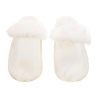 SHERCHPRY Winter Warm Plush Slipper Liners for Fluffy Clog Inserts with Soft Plush Lining Lightweight Warm Shoe Inserts Providing Cozy Comfort for Cold Weather Use