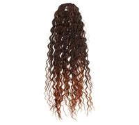 SHERCHPRY Women Curly Ponytail Wig African Inspired Hair Extension Comfortable Breathable Net Cap Versatile for Daily Wear Events Long Hairpiece for Women