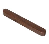 SHERCHPRY Wood Chopsticks Container Holder 26cm Black Walnut Solid Wood Dustproof Tableware Organizer Portable Utensil Storage Case for Home and Travel