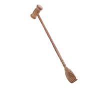 SHERCHPRY Wooden Back Massage Hammer with Long Handle Dual-use Chicken Wing Wood Itch Scratcher and Body Massager for Adults Portable Handheld Tool for Relief and Relaxation