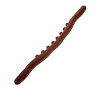 SHERCHPRY Wooden Gua Sha Massage Stick with Beads for Full Body Muscle Relaxation and Therapy Large Contact Surface Therapeutic Tool for Fatigue Relief and Energy Enhancement Suitable for