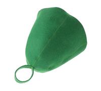 SHERCHPRY Wool Felt Sauna Hat Green 25x23cm Heat Insulated Shower Hair Protector Cap, Quick Drying Natural Wool Bath Hat for Men and Women, Sauna Hair Cover Accessories