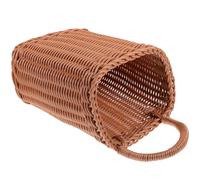 SHERCHPRY Woven Hanging Wall Basket Not Easy to Fade Artificial Rattan Material Easy to Take for Kitchen and Living Room Storage for Daily Use