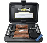 Sherco-Auto Professional 65 Piece Flat Tire Repair Kit with Plug Probe & Needle Tool for Car Truck Motorcycle ATV