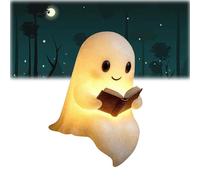 Sheremart Glowspirit, 6/9in-Meet The Ghost That Glows with Love, A Lamp That Warms More Than a Room, 3D Led Halloween Night Light, No Cables Needed, Place Anywhere (1pcs*9inches)