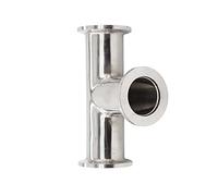 SHERICH KF25 Flange Tee Vacuum Fittings Flange Size NW25 Vacuum Fitting, Stainless Steel (KF-25)