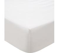 Sheridan 500TC COTTON SATEEN, CHALK, FITTED SHEET DOUBLE, 137X190X38