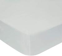 Sheridan Fitted Sheet Single, Cotton, Silver