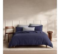 Sheridan Bayley Washed Cotton Deep Sea Bed Sets Super King (Duvet Cover + 2 Pillowcases) 260cm x 220cm