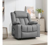 Sheridan Dual Motor Electric Riser Recliner with Massage and Heat Artemis Home Grey One Size