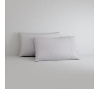 Sheridan Egyptian Cotton Sateen Silver Mist Pillowcase/s Standard - Pair 50 x 75cm (2)