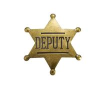 Sheriff Badge,Vintage Sheriff Badge Adult,Retro Hexagram Deputy Sheriffs Badges, Western Sheriffs Star Badges,Creative Personality Hexagram Medal,for Costumes,Parties,and Role Play