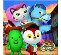 Sheriff Callies Wild West Paper Napkins (Pack Of 20) Multicoloured (One Size)