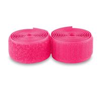 Sheriffdrink Neon Pink Hook and Loop Tape 1 Inch Non-Adhesive Sew-On Fastener 1 Yard Length Nylon Fabric Tape for Clothes, Bags, Shoes, Craft, DIY