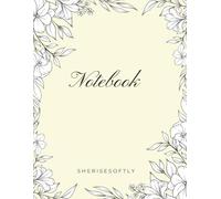 SheRiseSoftly: A Soft Life Notebook for Reflection and Growth: 110 Pages Premium Cream Paper Aesthetic Minimal Journal with Guided Prompts