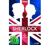 SHERLOCK-DIE KOMPLETTEN STAFFELN 1-4 - CUMBERBATCH,B. 10 BLU-RAY NEW