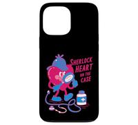 Sherlock Heart on the Case Cute Detective Heart Design Case for iPhone 13 Pro Max