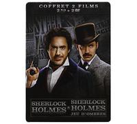 Sherlock Holmes 1 & 2 (Sherlock Holmes & Sherlock Holmes : Jeu d'ombres) - Coffret Combo Boitier Métal Blu-Ray + DVD