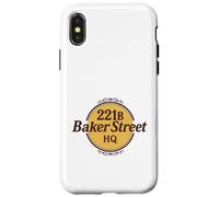 Sherlock Holmes 221B Baker Street British Detective Design Case for iPhone X/XS