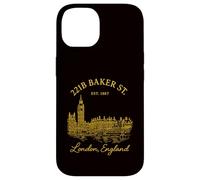 Sherlock Holmes 221B Baker Street London Vintage Design Case for iPhone 14