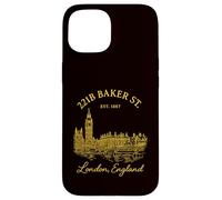 Sherlock Holmes 221B Baker Street London Vintage Design Case for iPhone 15