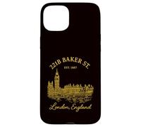 Sherlock Holmes 221B Baker Street London Vintage Design Case for iPhone 15 Plus
