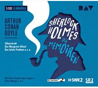 Sherlock Holmes 3 - Die Memoiren: Hörspiele mit Peter Pasetti, Matthias Ponnier, Horst Tappert u.v.a. (5 CDs)