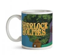 Sherlock Holmes Ceramic Semic Mug Mug (Holmes and Watson En Route)