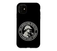 Sherlock Holmes Consulting Detective 221B Baker Street Badge Case for iPhone 11