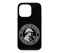 Sherlock Holmes Consulting Detective 221B Baker Street Badge Case for iPhone 13 Pro