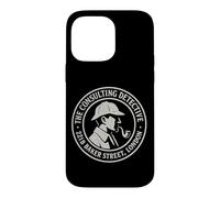 Sherlock Holmes Consulting Detective 221B Baker Street Badge Case for iPhone 14 Pro Max