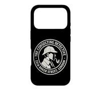 Sherlock Holmes Consulting Detective 221B Baker Street Badge Case for iPhone 17 Pro