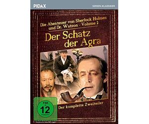 Sherlock Holmes: Der Schatz der Agra / Der komplette Zweiteiler der Romanverfilmungen DAS ZEICHEN DER VIER und EIN SKANDAL IN BÖHMEN (Pidax Serien-Klassiker) [DVD]