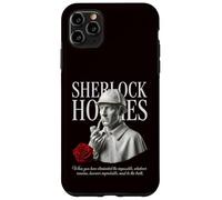 Sherlock Holmes Detective Bust Rose Vintage Design Case for iPhone 11 Pro Max